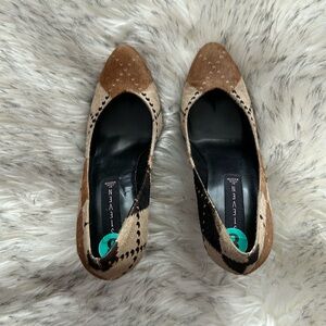 STEVEN BY STEVE MADDEN argyle-print heels